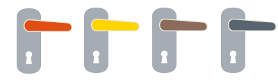 Antimicrobial copper door handles